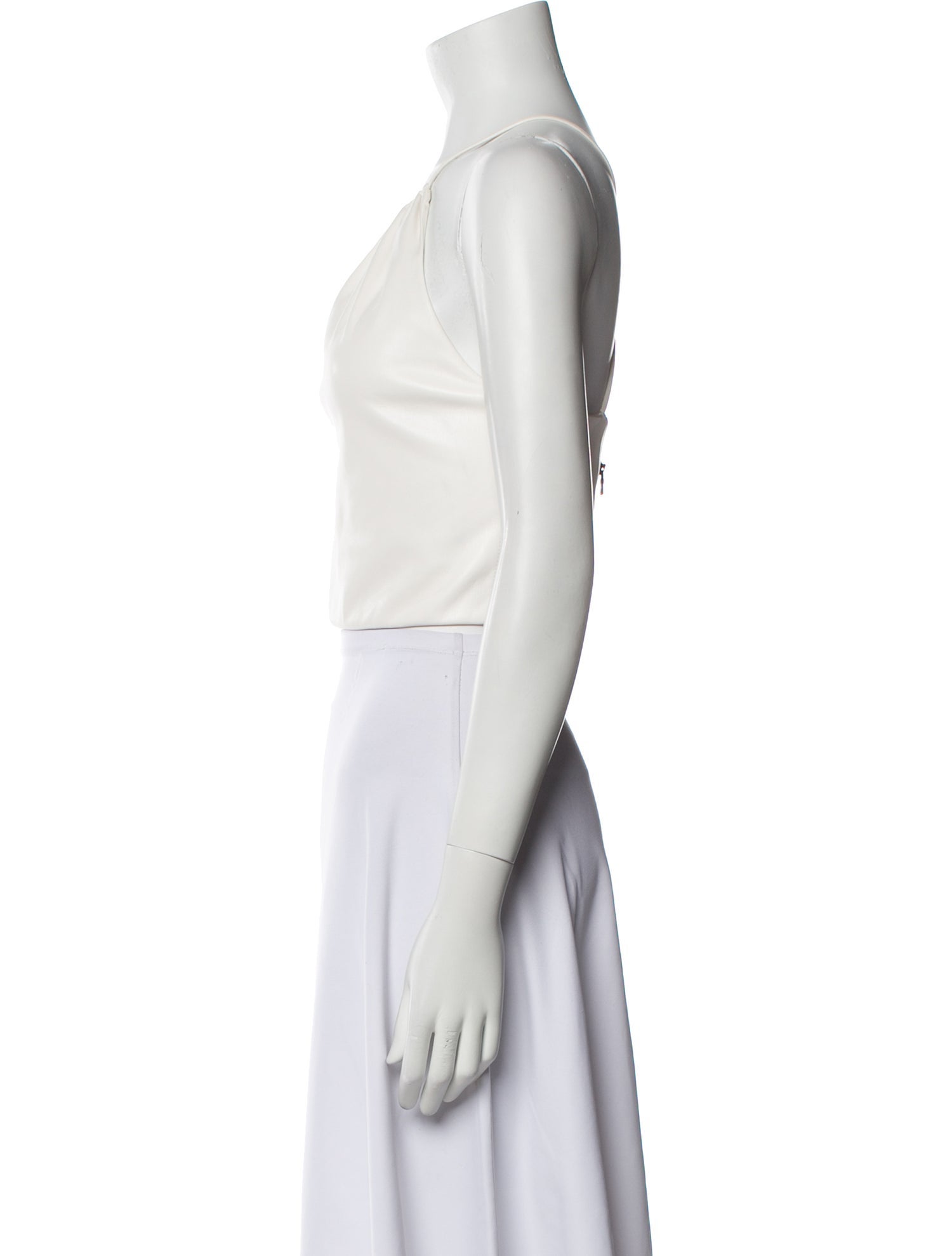 Alice + Olivia Halterneck Sleeveless Crop Top