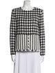Alice + Olivia Houndstooth Print Evening Jacket