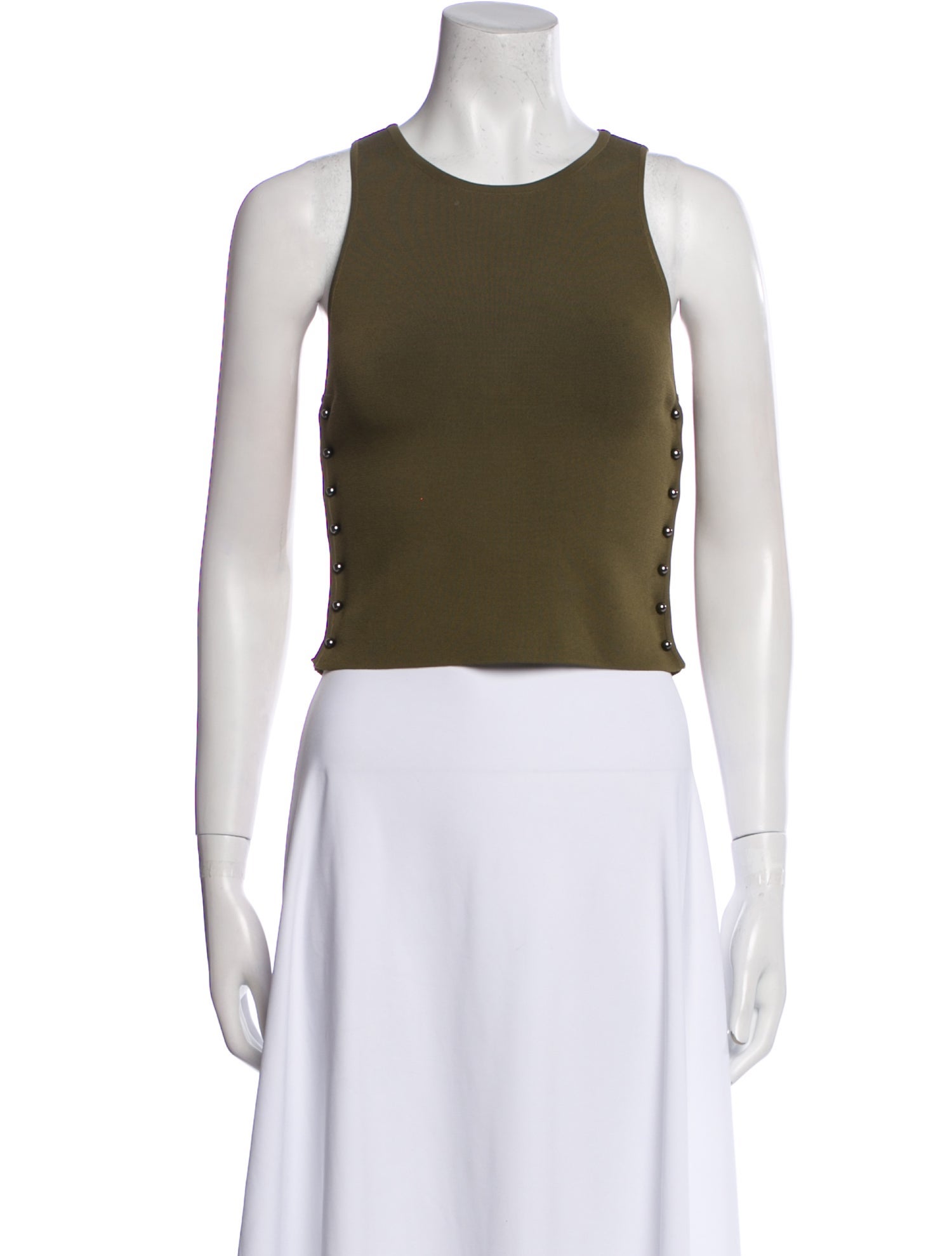 Alice + Olivia Scoop Neck Sleeveless Crop Top w/ Tags