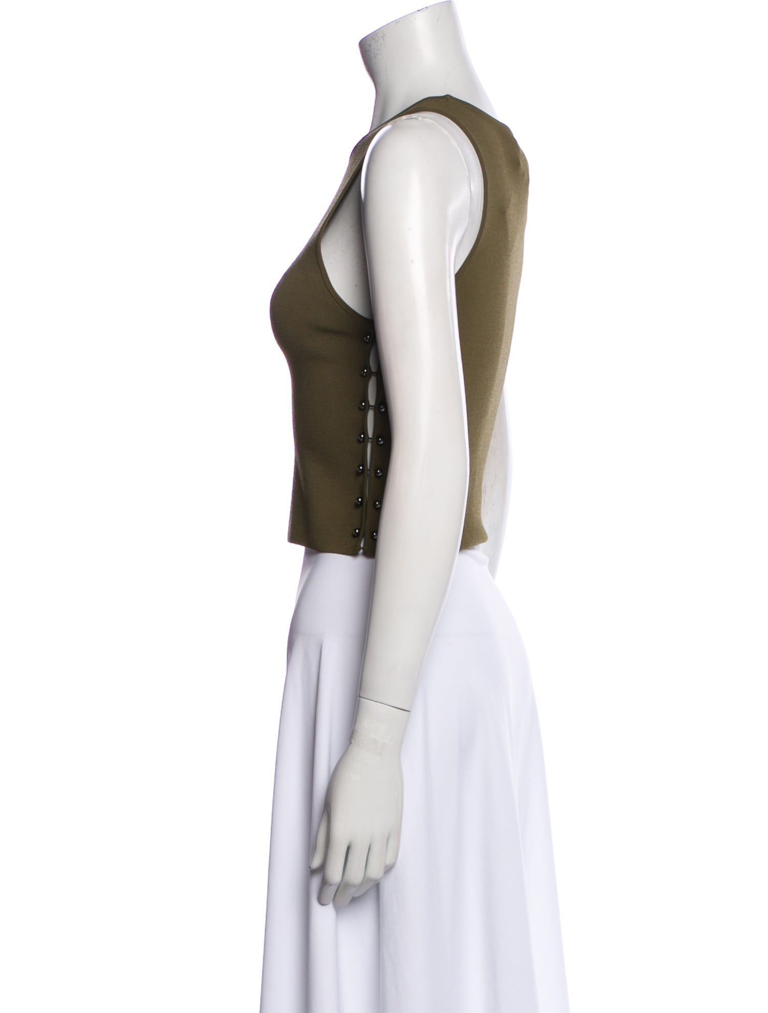 Alice + Olivia Scoop Neck Sleeveless Crop Top w/ Tags