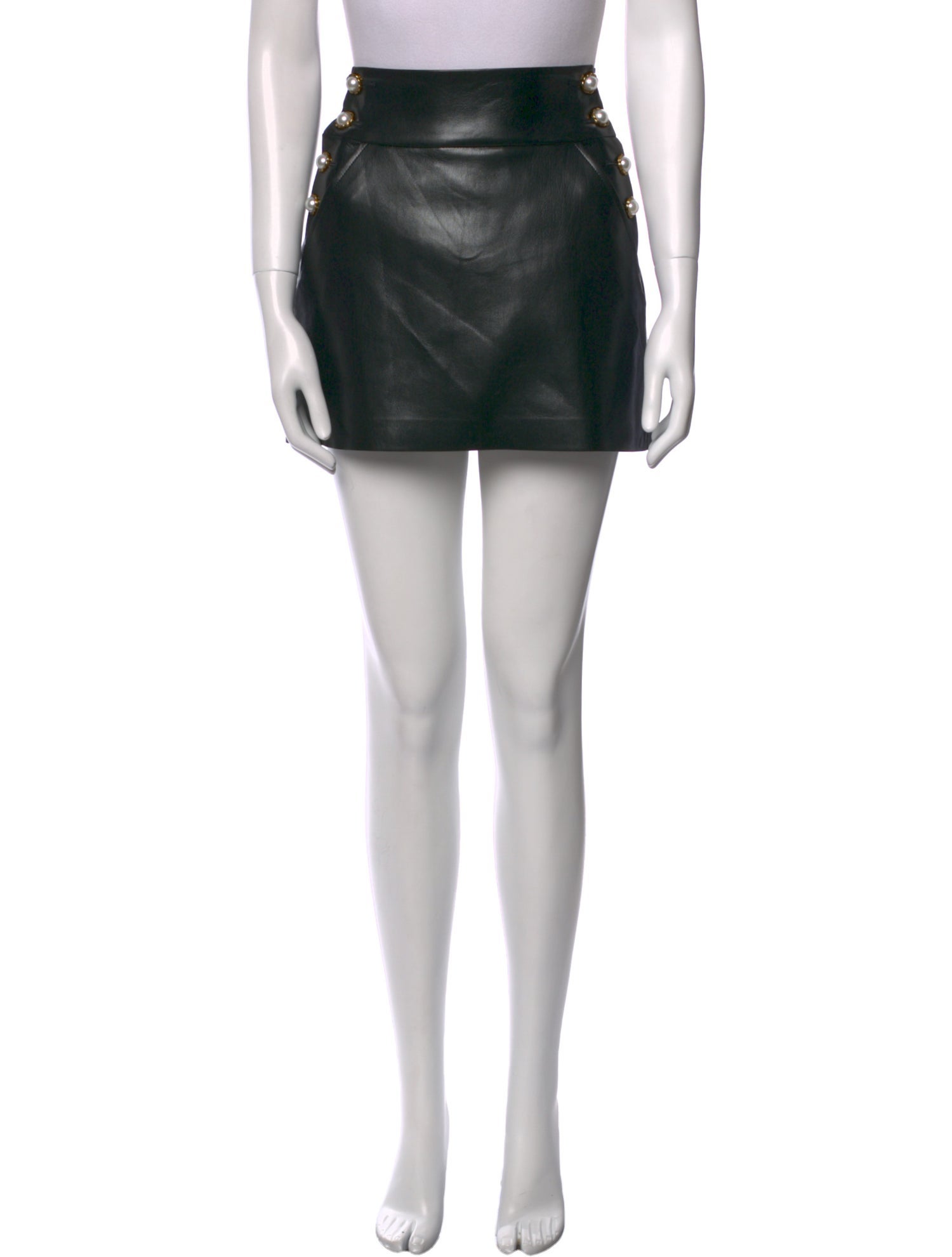 Alice + Olivia Pleated Accents Mini Skirt w/ Tags