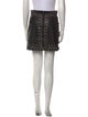 Alice + Olivia Lamb Leather Mini Skirt