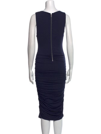 Alice + Olivia V-Neck Midi Length Dress