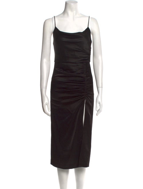 Alice + Olivia Square Neckline Midi Length Dress