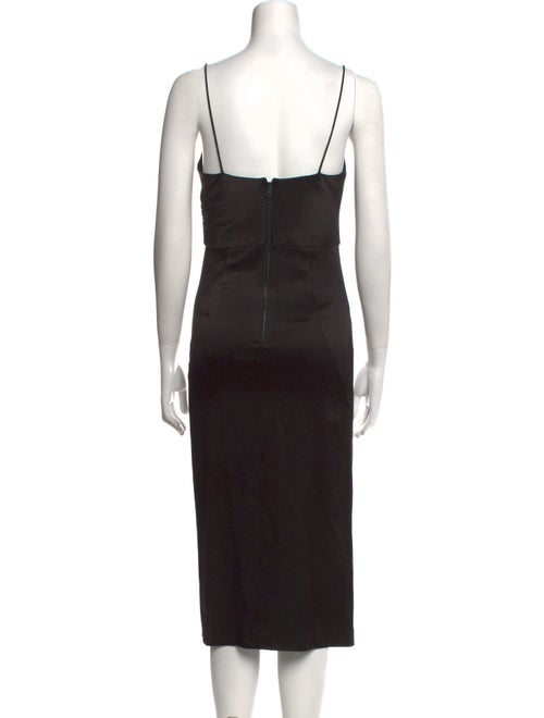 Alice + Olivia Square Neckline Midi Length Dress