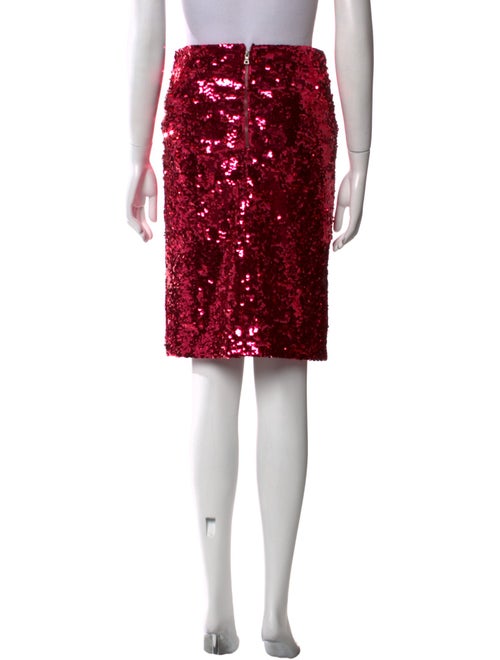Alice + Olivia Sequin Embellishments Knee-Length Skirt