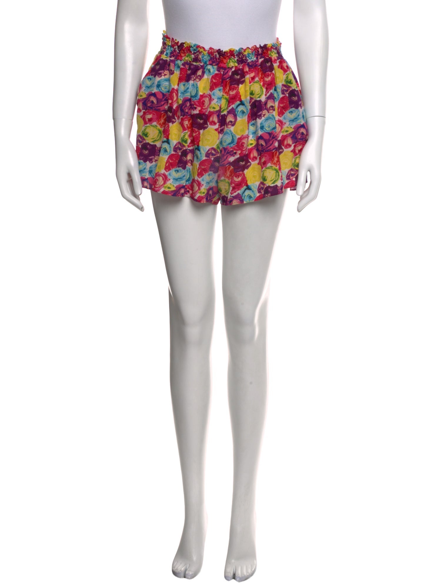 Alice + Olivia Silk Mini Shorts