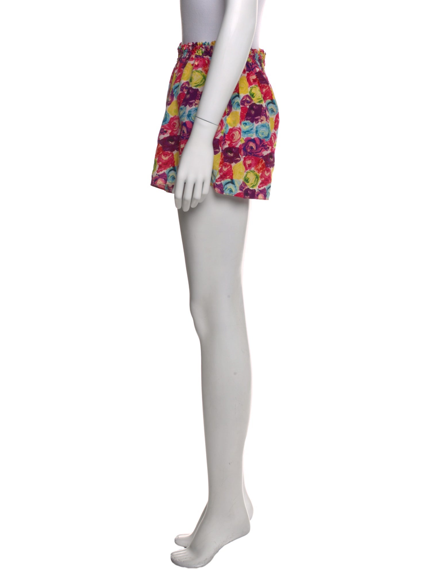 Alice + Olivia Silk Mini Shorts