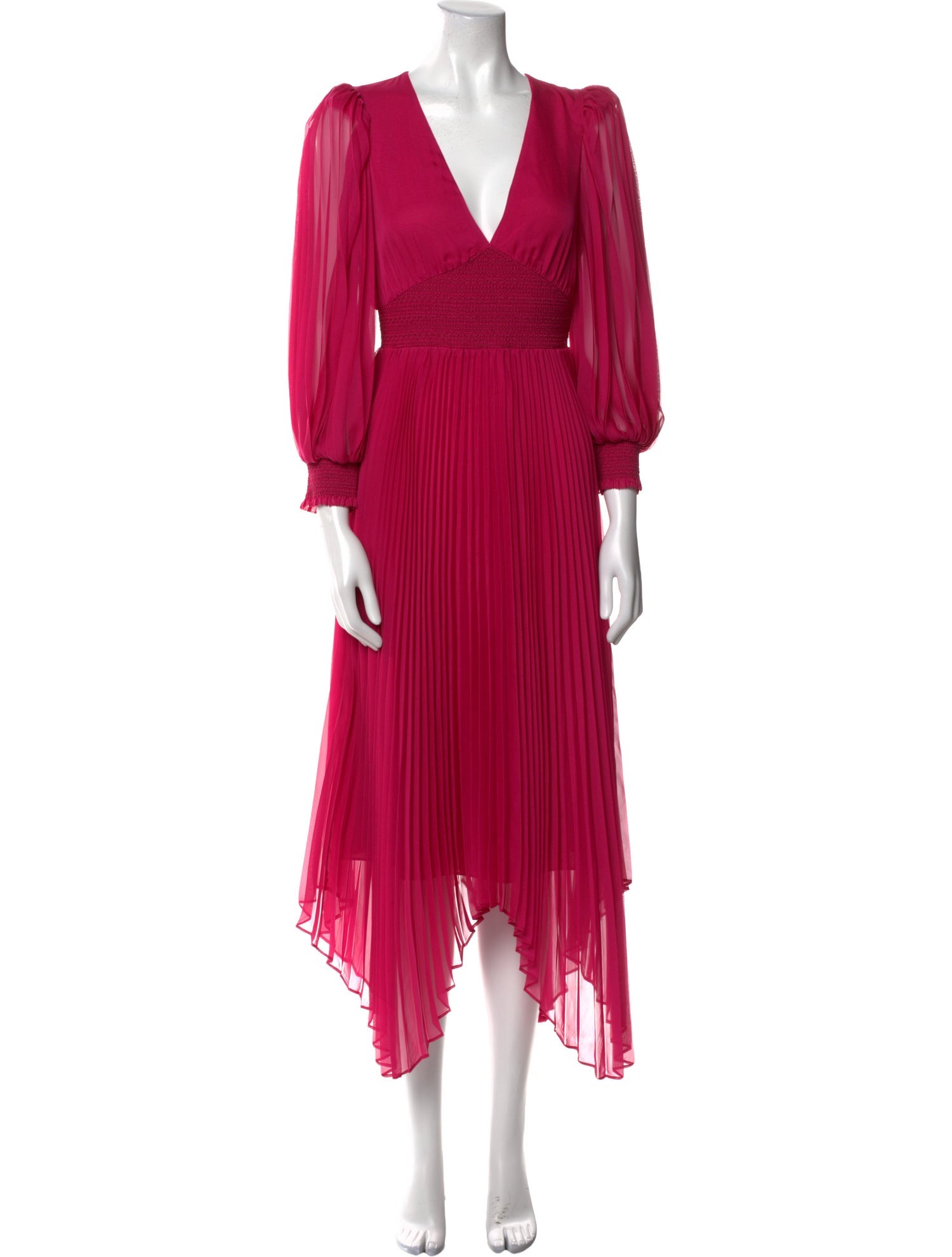 Alice + Olivia V-Neck Midi Length Dress w/ Tags