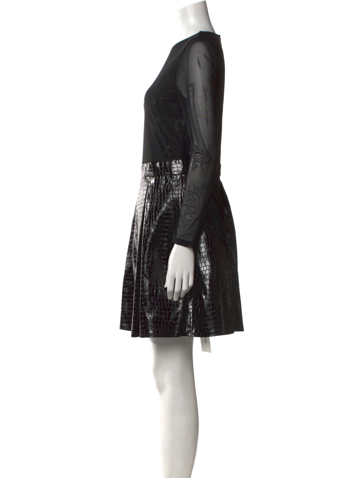 Alice + Olivia Crew Neck Mini Dress