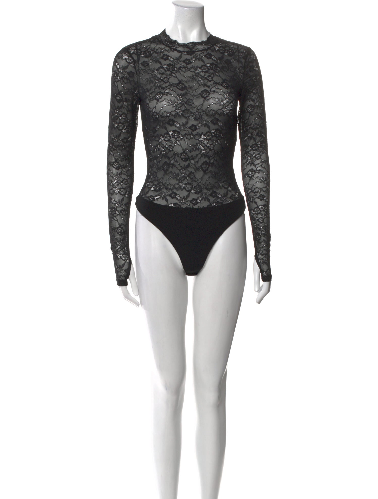 Alice + Olivia Crew Neck Long Sleeve Bodysuit