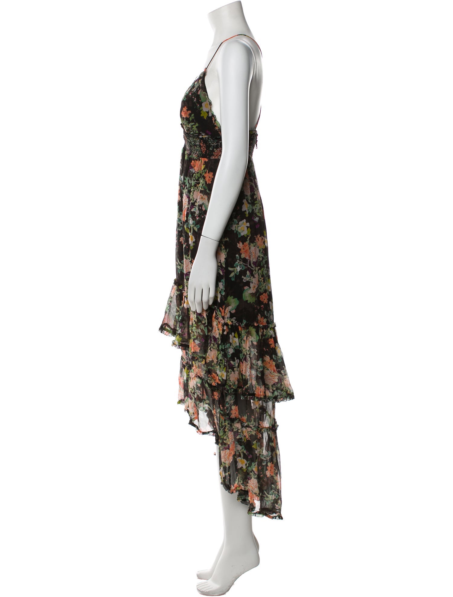 Alice + Olivia Silk Long Dress