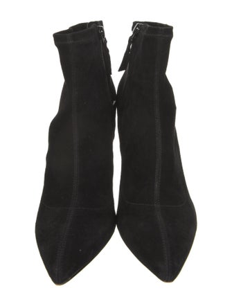 Alice + Olivia Suede Sock Boots