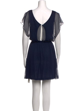 Alice + Olivia V-Neck Mini Dress