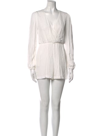 Alice + Olivia V-Neck Romper