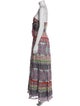Alice + Olivia Printed Long Dress