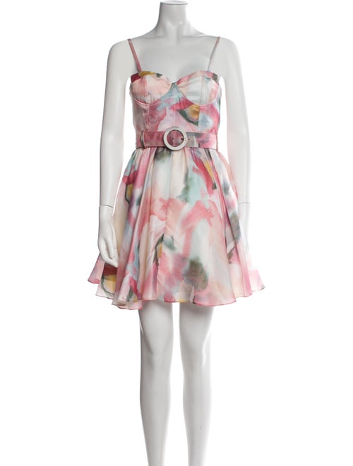 Alice + Olivia Silk Mini Dress