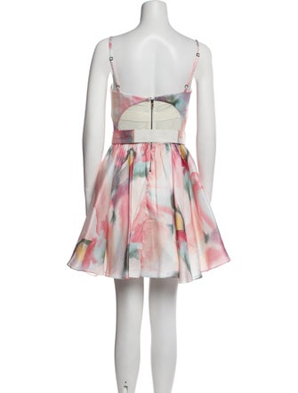 Alice + Olivia Silk Mini Dress