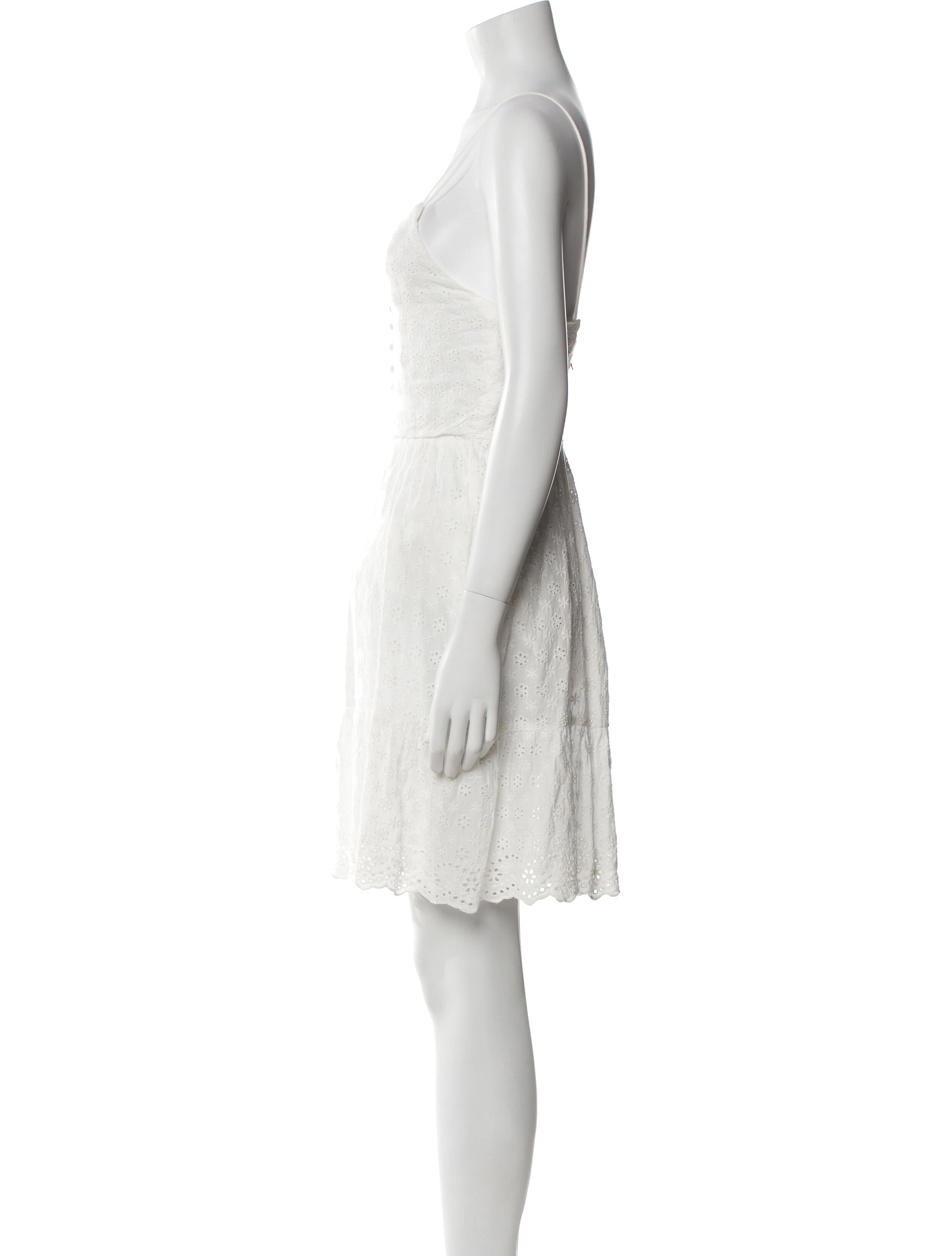 Alice + Olivia V-Neck Mini Dress