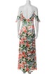 Alice + Olivia Floral Print Long Dress