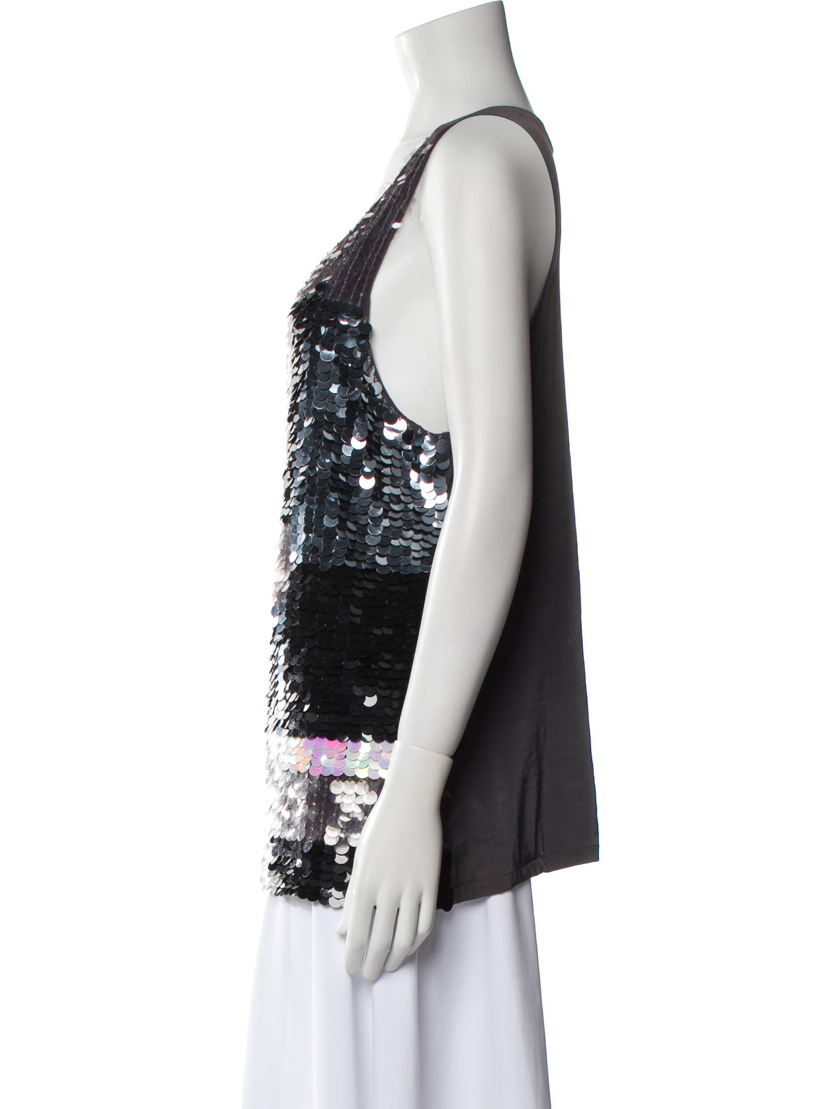 Alice + Olivia Nylon Printed Top