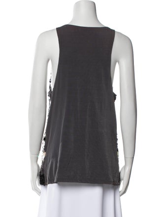 Alice + Olivia Nylon Printed Top