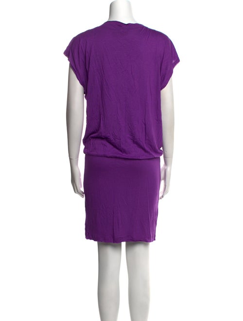 Alice + Olivia Cowl Neck Mini Dress