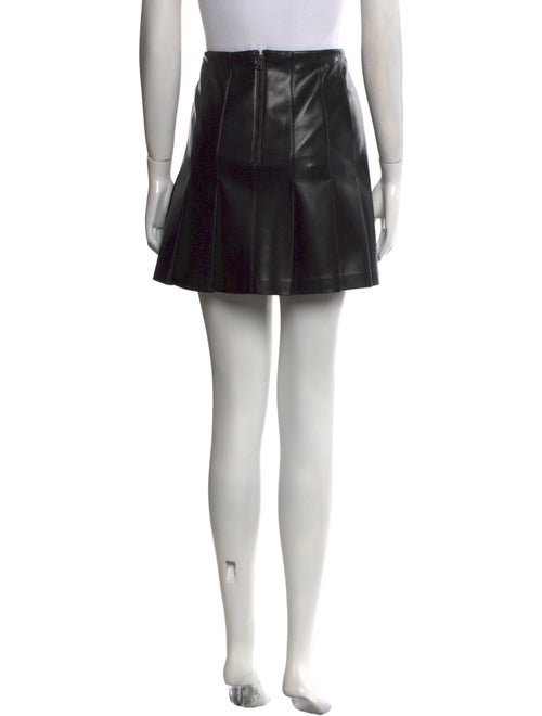 Alice + Olivia Pleated Accents Mini Skirt