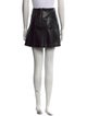 Alice + Olivia Pleated Accents Mini Skirt