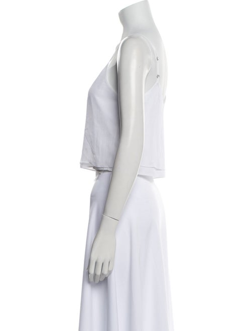 Alice + Olivia V-Neck Sleeveless Crop Top