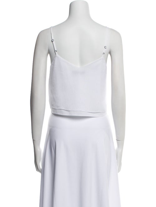 Alice + Olivia V-Neck Sleeveless Crop Top