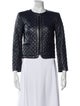 Alice + Olivia Leather Evening Jacket