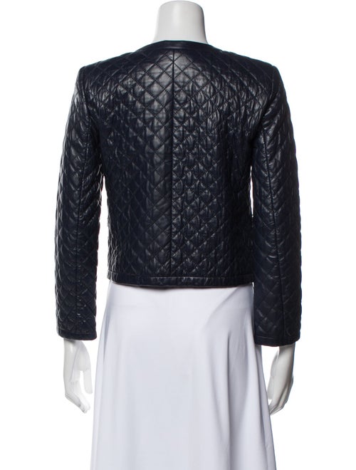 Alice + Olivia Leather Evening Jacket