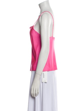 Alice + Olivia Square Neckline Sleeveless Top