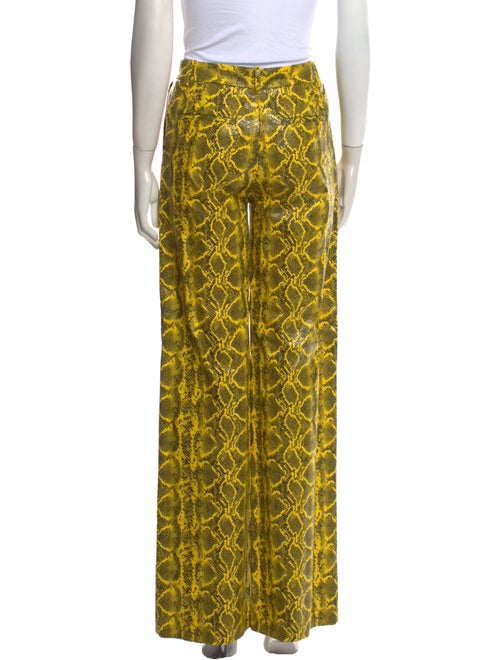 Alice + Olivia Animal Print Wide Leg Pants