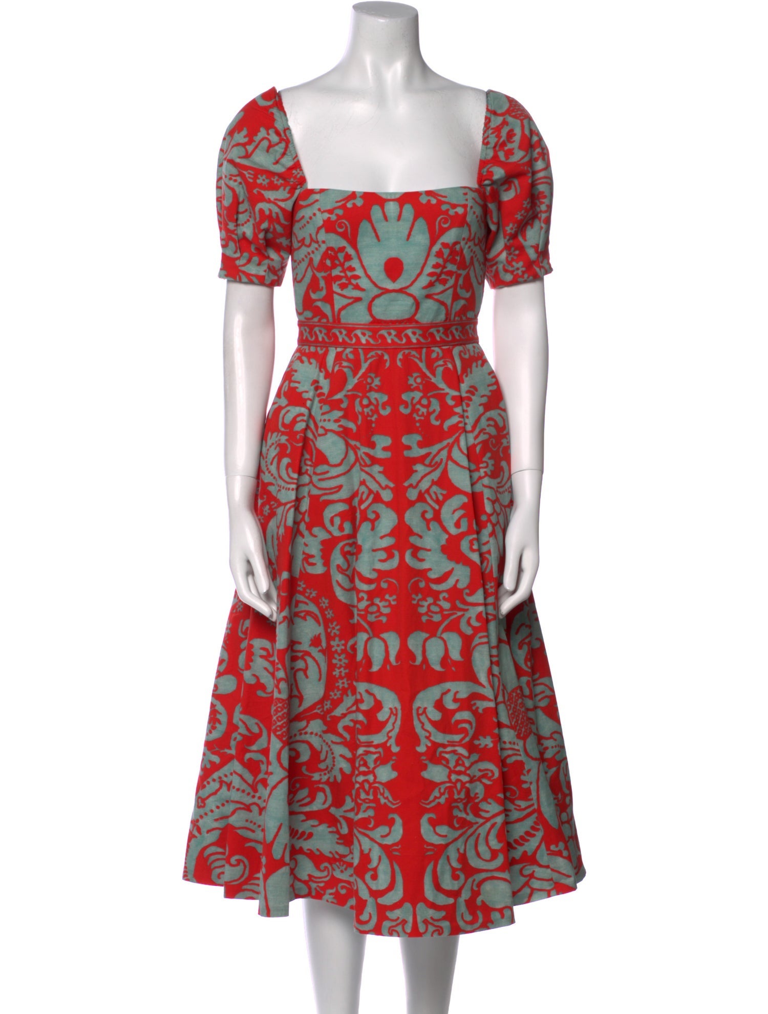 Alice + Olivia Printed Midi Length Dress