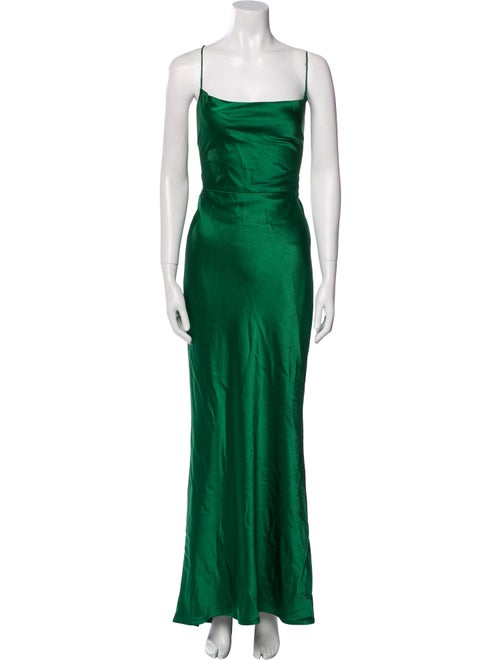 Alice + Olivia Square Neckline Long Dress