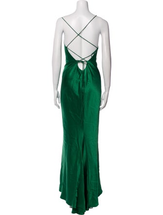 Alice + Olivia Square Neckline Long Dress