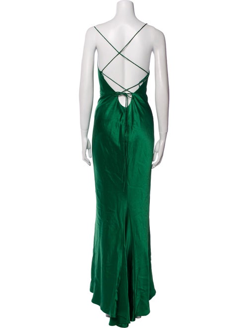 Alice + Olivia Square Neckline Long Dress