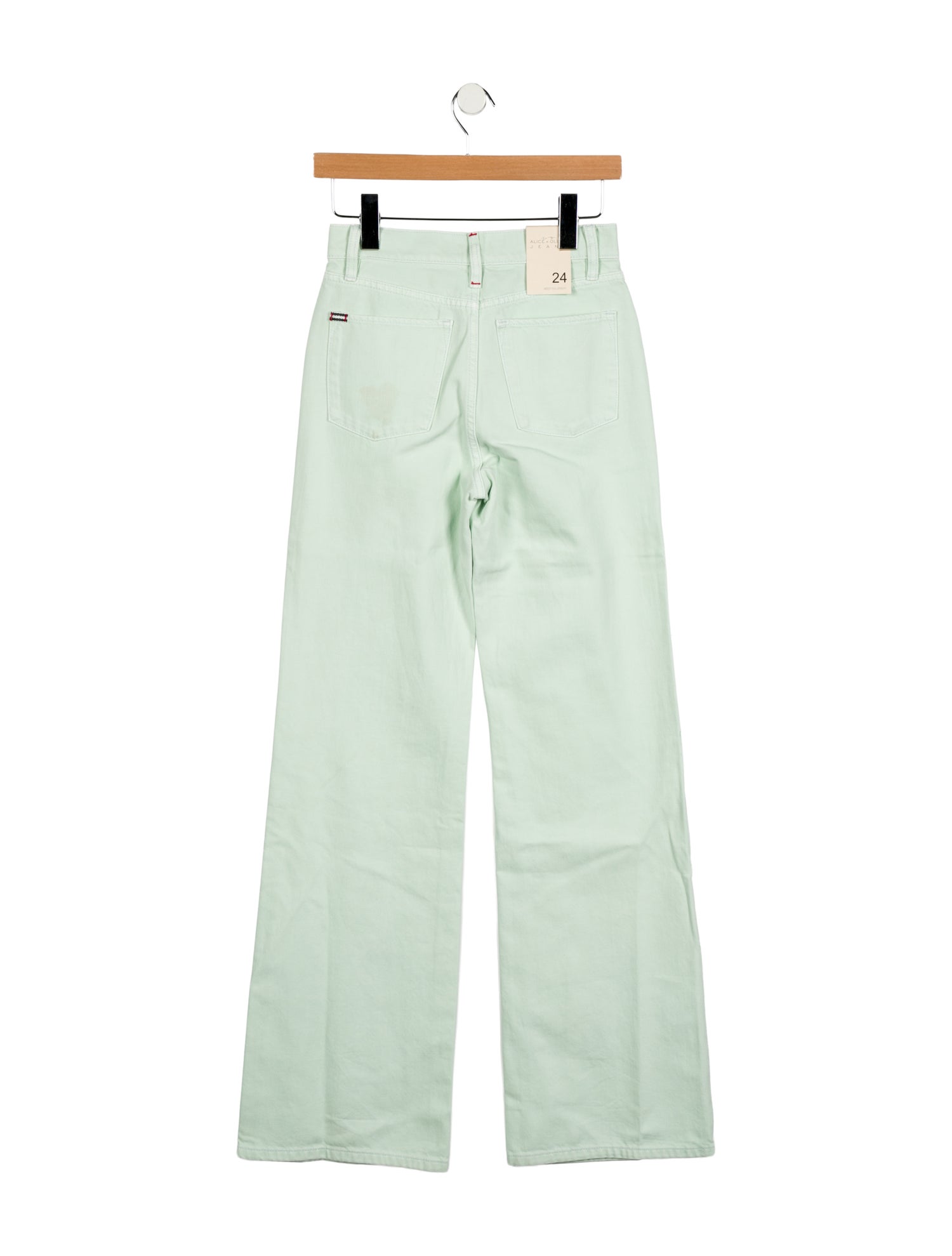 Alice + Olivia High-Rise Wide Leg Jeans w/ Tags