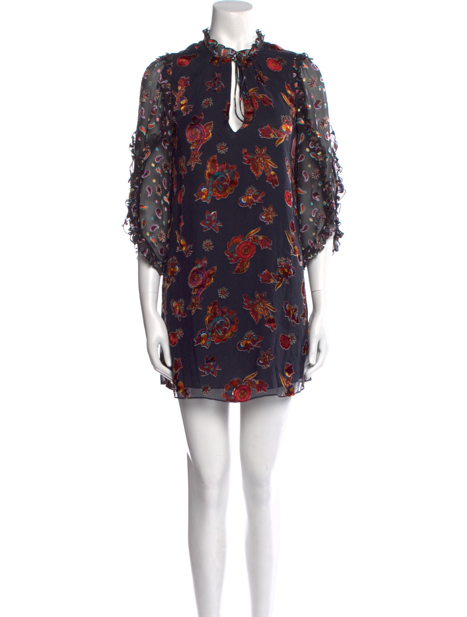 Alice + Olivia Silk Mini Dress w/ Tags