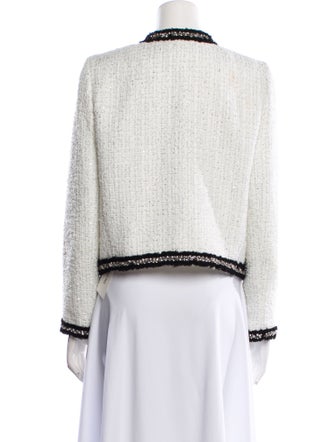 Alice + Olivia Tweed Pattern Evening Jacket