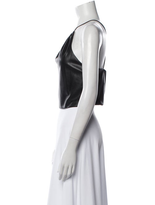 Alice + Olivia Halterneck Sleeveless Crop Top