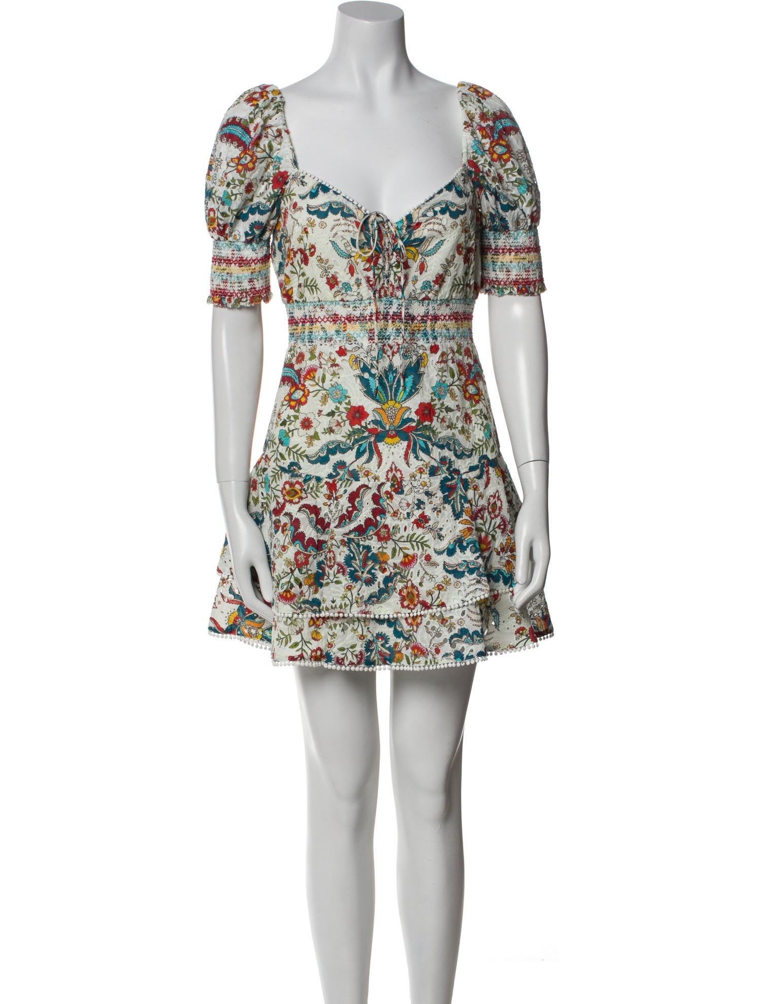 Alice + Olivia Floral Print Mini Dress