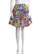 Alice + Olivia Floral Print Knee-Length Skirt