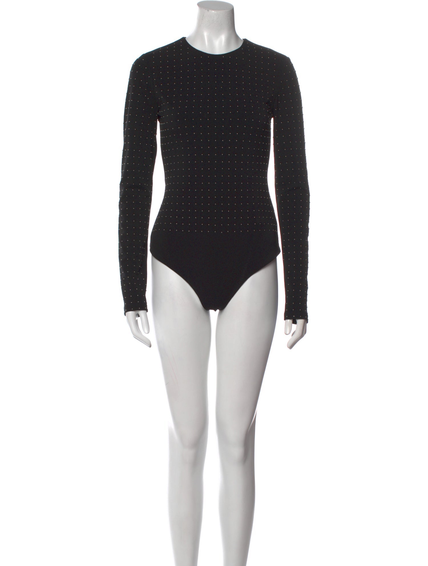 Alice + Olivia Crew Neck Long Sleeve Bodysuit