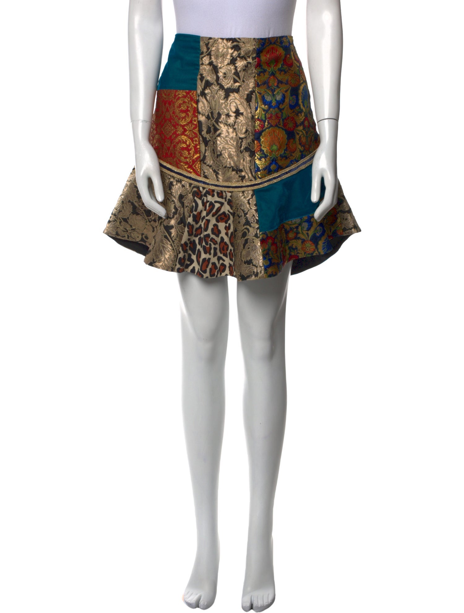 Alice + Olivia Printed Mini Skirt