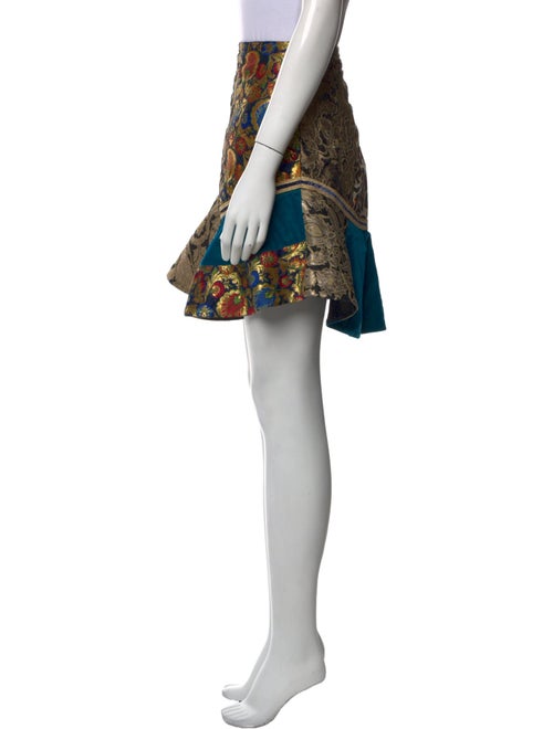 Alice + Olivia Printed Mini Skirt