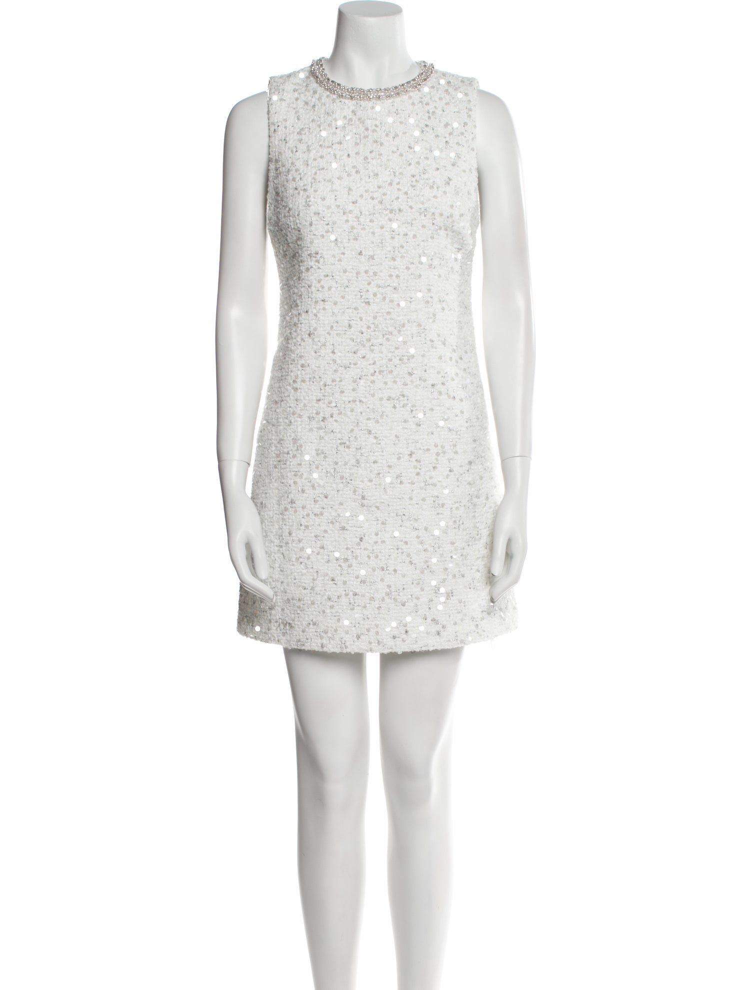 Alice + Olivia Crew Neck Mini Dress