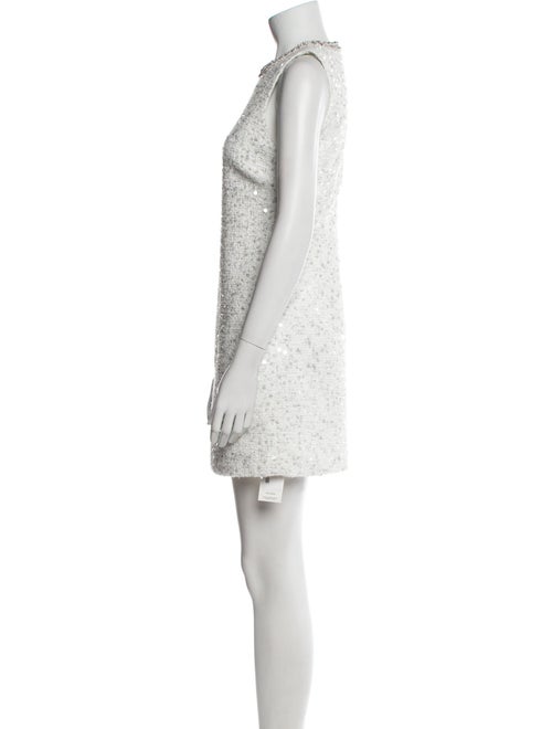 Alice + Olivia Crew Neck Mini Dress